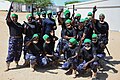 Female police officers from Uganda serving under the African Union Mission in Somalia (AMISOM)