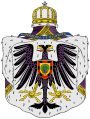 Escudo de armas del príncipe Guillermo Federico de Wied, fue usado como el escudo de armas del Principado de Albania en 1914.