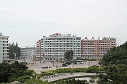 A view of Hamhung from the Kim Il-sung Monument