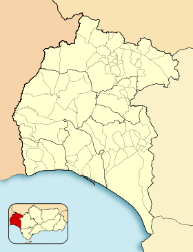 Iglesia parroquial de Santa Marina ubicada en Provincia de Huelva