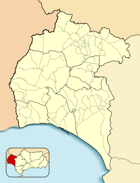 Moguer ubicada en Provincia de Huelva