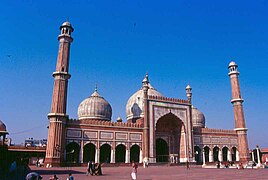 Delhi - Şehrin en büyük camisi, "Jama Masjid".