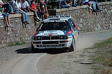 Photographie d'une Lancia Delta HF Integrale