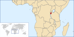 Regno del Burundi 1680 - 1885 1962 - 1966 - Localizzazione