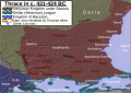 Image 7Thrace and the Thracian Odrysian kingdom in its maximum extent under Sitalces (431-424 BC) (from History of Turkey)