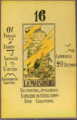 Disseny de l'arcà per al llibre de Papus Le Tarot Divinatoire. Le Livre des Mystères et les Mystères du Livre. Clef du tirage des cartes et des sorts. Avec la reconstitution complète des 78 lames du Tarot Égyptien et de la méthode d'interprétation. Les 22 arcanes majeurs et les 56 arcanes mineurs (1909).