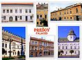 Pohľadnica-Historické paláce v Prešove