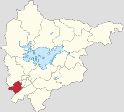 Location of Shilipu Town in Miyun District