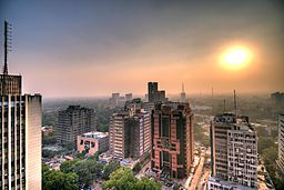 Connaught Place i New Delhi.