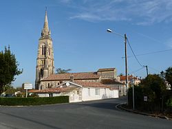 Skyline of Saint-Girons-d'Aiguevives