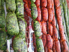 Chorizos del Valle de Toluca.