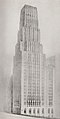 Saarisen ehdotus Chicago Tribune Towerin suunnittelukilpailussa.