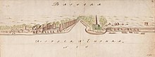 17th-century drawing of Basra