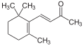 Deutsch: Struktur von beta-Ionon English: Structure of beta-ionone