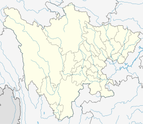 Map showing the location of ജ്യൂജ്ജായ്ഗൗ താഴ്വര Jiuzhaigou Valley 九寨沟