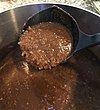 Red-brown meat sauce