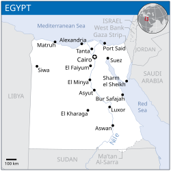 Lokasi Mesir
