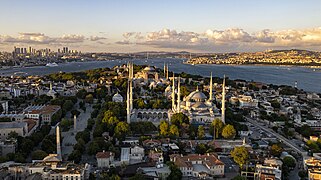 Aerial photographs of Istanbul