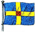 Flag of Riga granted by the Swedish King