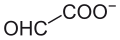 Deutsch: Struktur von Glyoxylat English: Structure of glyoxylate