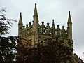 Danfermlainas abatijas tornis ar uzrakstu "Karalis Roberts"