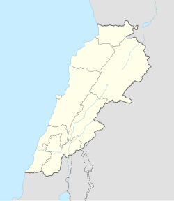 Grad sv. Ludvika se nahaja v Libanon