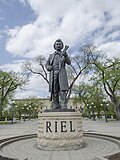 Thumbnail for File:Louis Riel statue at the Manitoba Legislative Grounds.jpg