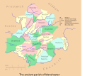 Image 40Map of the ancient parish of Manchester (from History of Manchester)