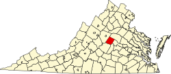 Koartn vo Fluvanna County innahoib vo Virginia