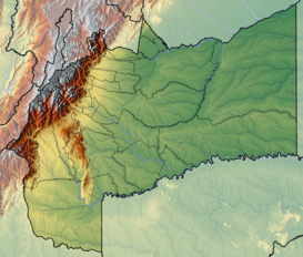 Sierra de la Macarena ubicada en Meta (Colombia)