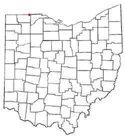 Location of Metamora, Ohio