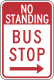 Standverbot – Bus stoppt hier (Philadelphia)