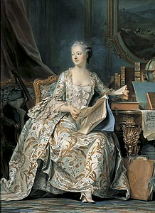 Madame de Pompadour, h. 1751 (Louvre, París).