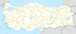 Кизилтепе. Карта розташування: Туреччина