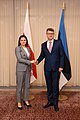 Встреча министра иностранных дел Эстонии Урмаса Рейнсалу со Светланой Тихановской, Таллин, 24 октября 2022 года