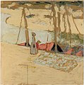 Édouard Vuillard, La promenade dans le port, le Pouliguen, c. 1910