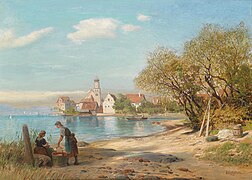 Wilhelm Alfred Metzener - Wasserburg am Bodensee.jpg