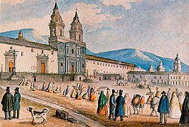 Basilica of San Francisco Quito Juan Agustín Guerrero (1818-1880).jpg