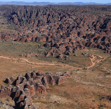 Bungle Bungle Range Purnululu National Park, Carpark Photograph: User:Maclearite