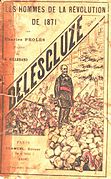 Représentation de la mort de Charles Delescluze, délégué à la Guerre de la Commune.