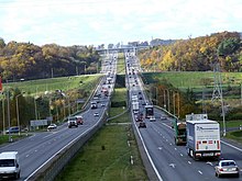E85-tietä Liettuassa lähellä Kaunasta.