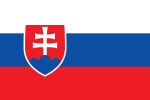 Bandera de Eslovaquia.
