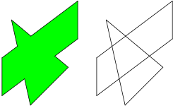 Gesetz der guten Gestalt (Einprägsame Struktur (links) wird bevorzugt.)