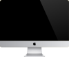 Slim edge unibody iMac.