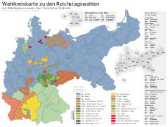 Election constituencies for the Reichstag