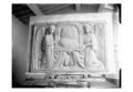 Maquette en plâtre du sarcophage de Pauline et Hugo zu Hohnelohe-Öhringen réalisée par A. Marzolff et photographiée par L. Blumer.