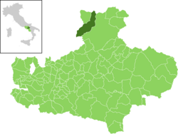 The municipality of Montecalvo Irpino within the province of Avellino