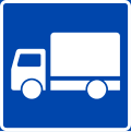 Detour for large vehicles