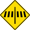 (PW-30) Crosswalk ahead