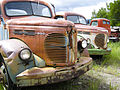 Thumbnail for File:Pair of rusty old Reo Speedwagon trucks (3661907760).jpg